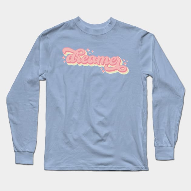 Dreamer | 70s Inspired | Hippie Long Sleeve T-Shirt by The Daydreamer's Workshop